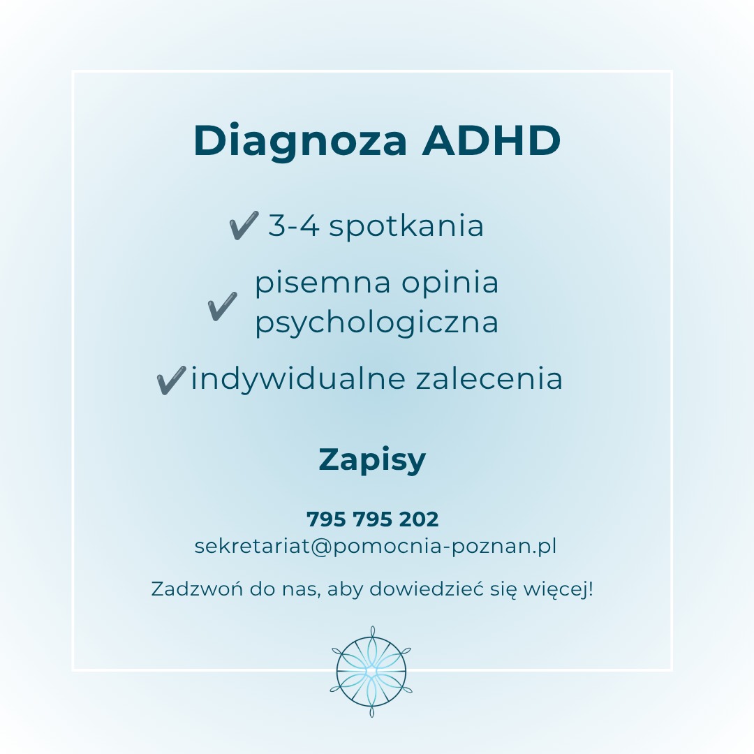 diagnoza adhd poznań